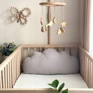 Blazina dekor "Oblak" vafelj siva