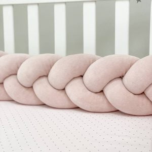Kitka za posteljico velur puder roza 10 kitka velur puder roza 7