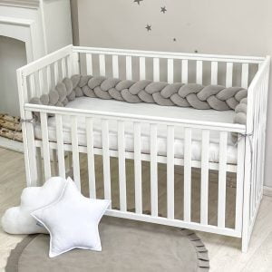 Kitka za posteljico velur siva