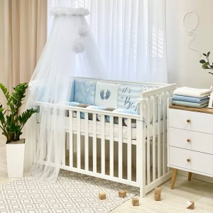 7-delni komplet posteljnine ART Design "Geometrija" modra