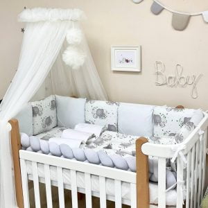 komplet posteljnine slonica in sloncek 2 1