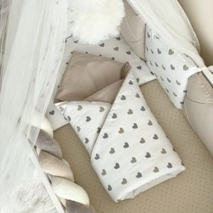 komplet posteljnine srcki 10