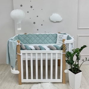 Prešita obroba za 3 stranice posteljice NIKA meta