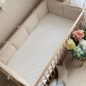 Obroba za posteljico «Stars» vafel krem