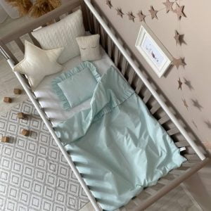 Odejica in vzglavnik za dojenčka meta