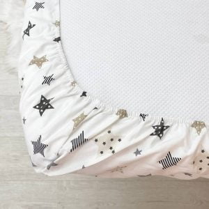 rjuha za posteljico stars sivo bez 4