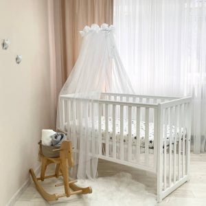 Baldahin z zvezdicami bel