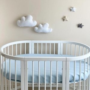 Rjuha za posteljico 120x60 modra