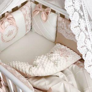 komplet posteljnine classic krem 4 1