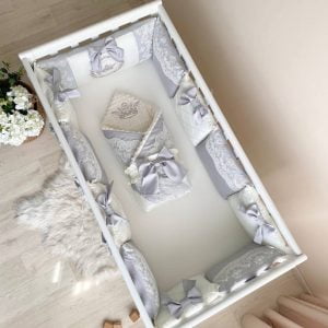 komplet posteljnine classic siv 17