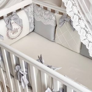 komplet posteljnine classic siv 6 1