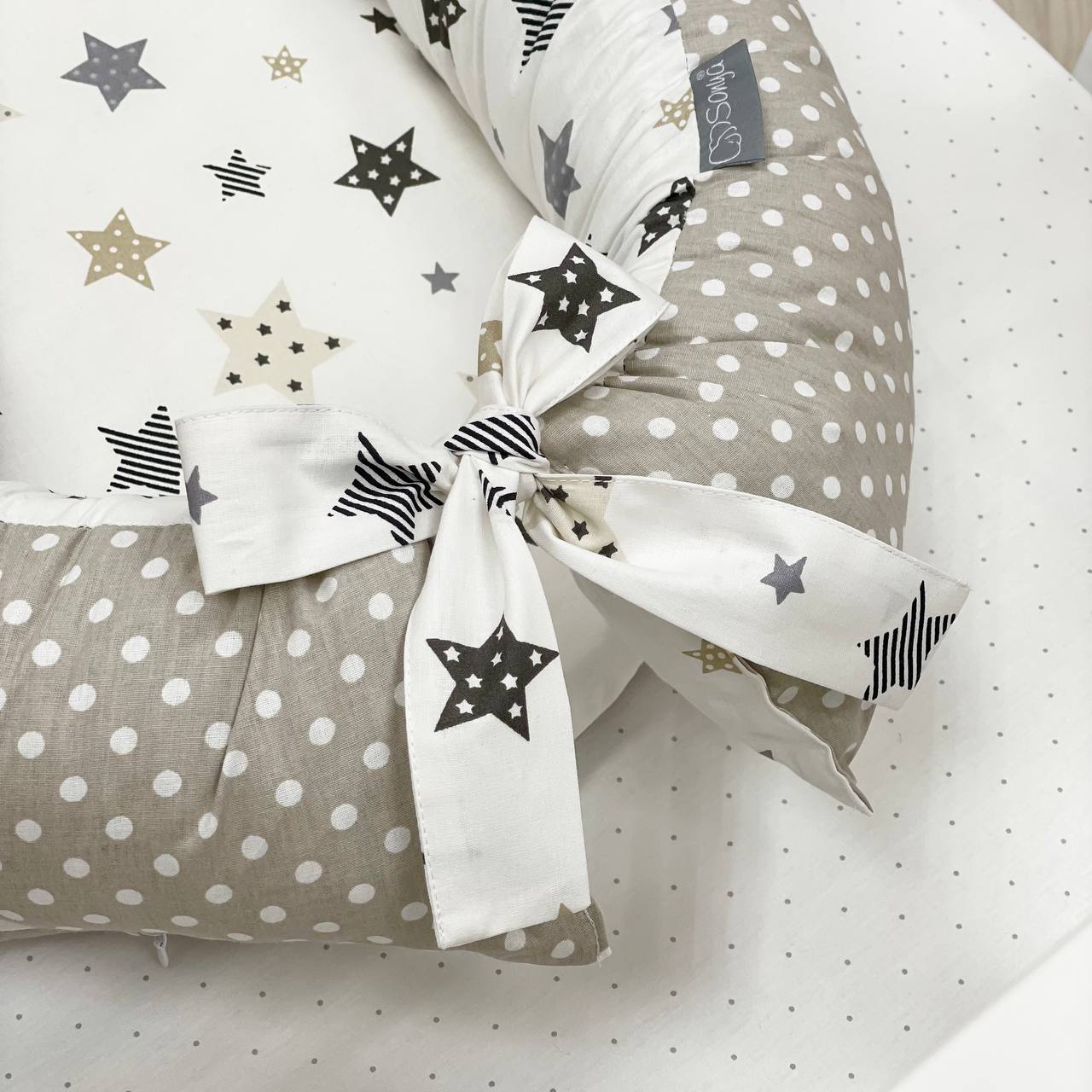 Gnezdece "Stars" sivo/bež 5 gnezdece stars sivo bez 5