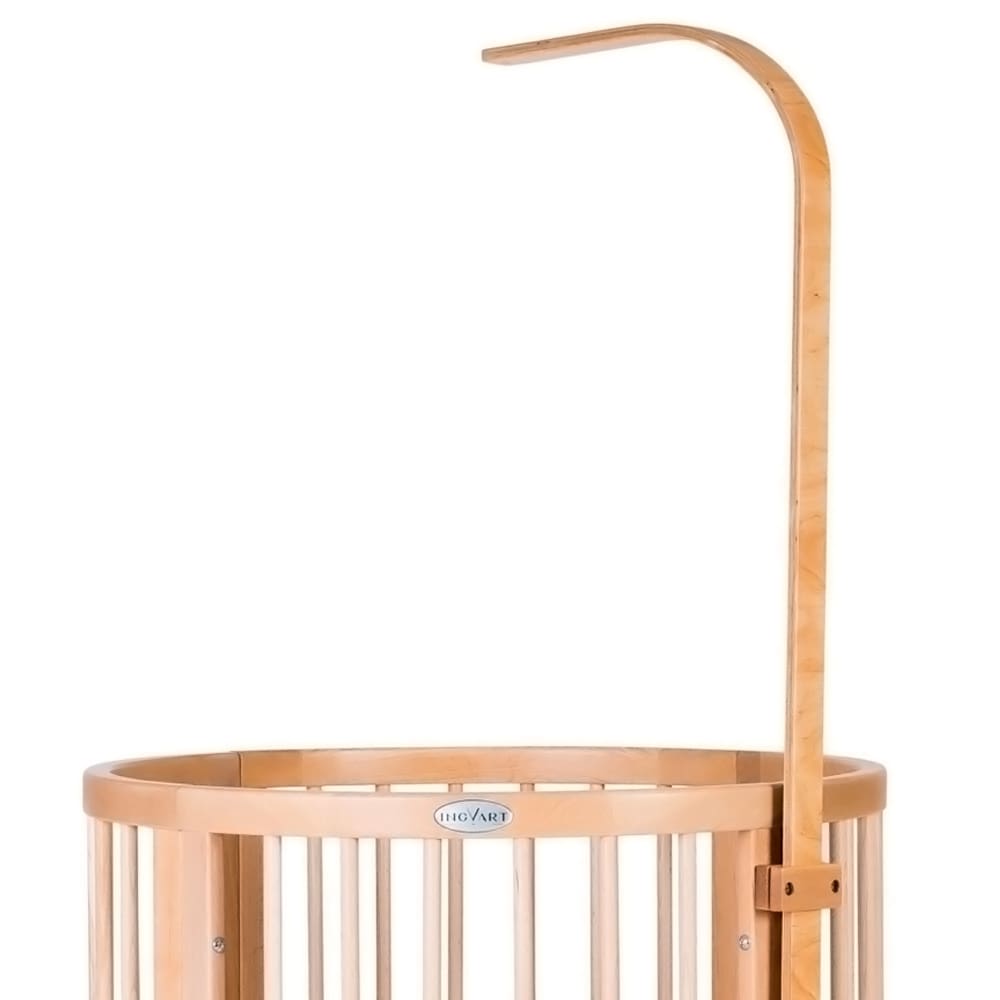 Leseno stojalo za baldahin in/ali vrtiljak za SMART BED natur 1 Leseno stojalo za baldahin ali vrtiljak za posteljico SMART BED