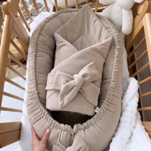 Gnezdece "Velur" krem