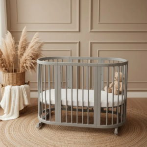 otroska posteljica smart bed siva 9