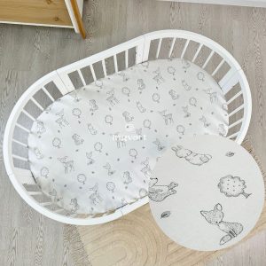 Rjuha za posteljico 120x60(70) "Živali"