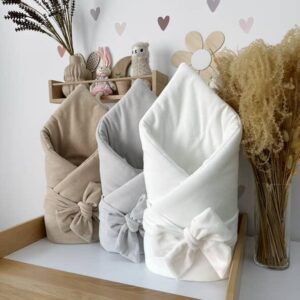 obroba za posteljico very soft siva 1