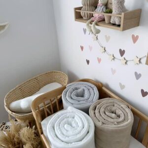 obroba za posteljico very soft siva 11