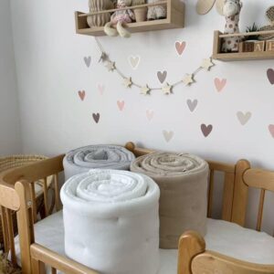 obroba za posteljico very soft siva 12