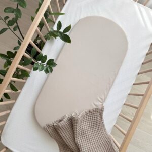 Rjuha za voziček, bombaž 100%, bež