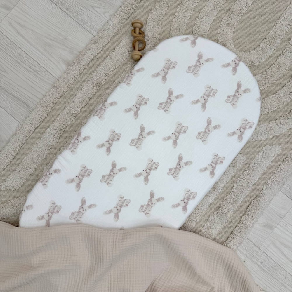 Rjuha za voziček muslin, Zajčki 1 Rjuha za voziček muslin, Zajčki